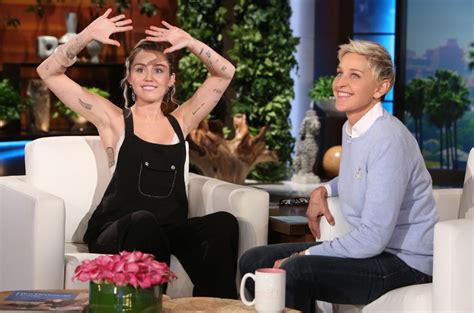 Miley Cyrus Jokes About Her Engagement Ring On Ellen Billboard