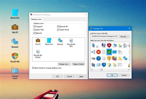 Manage Desktop Icon Windows 10 At Collection Of