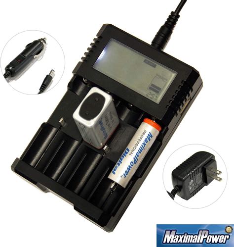 Maximalpower All In One Universal Battery Charger For Aa Aaa 9v N