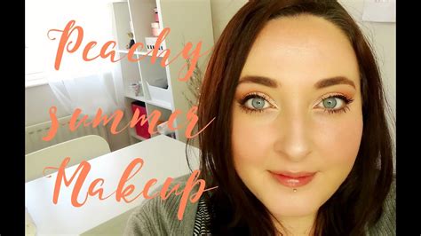 Peachy Summer Makeup Look Youtube