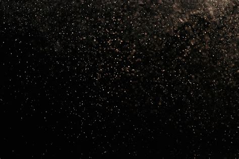 White Dust Particles On Black Background · Free Stock Photo