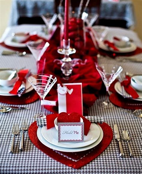 Valentine Table Setting Valentine Dinner Party Valentine Day Table