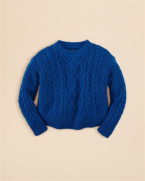 Ralph Lauren Childrenswear Girls Cable Knit Sweater Sizes 2 6x Kids