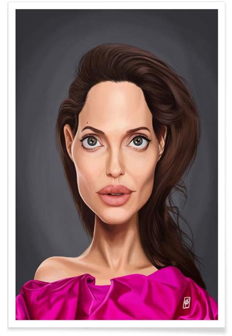 Angelina Jolie Affiche Juniqe
