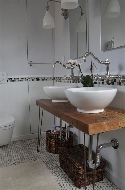 Diy Industrial Bathroom Vanity In 2019 Industrial Bathroom Vanity