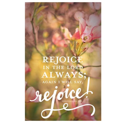 Rejoice In The Lord Always Church Bulletins 100 Count Mardel
