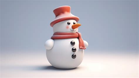 Premium Ai Image New Years Snowman Fabulous Snowman Generative Ai