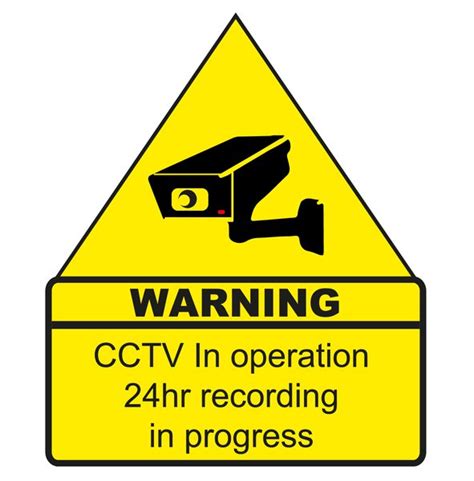 Warning Cctv In Operation Vinyl Decal Low Priced Decals Lots Of Designs