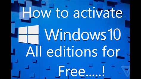 How To Activate Windows 10 Any Version Without Any Software Youtube