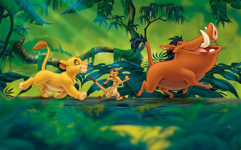 Timon Pumbaa And Simba Lion King Pictures Lion King Movie Disney