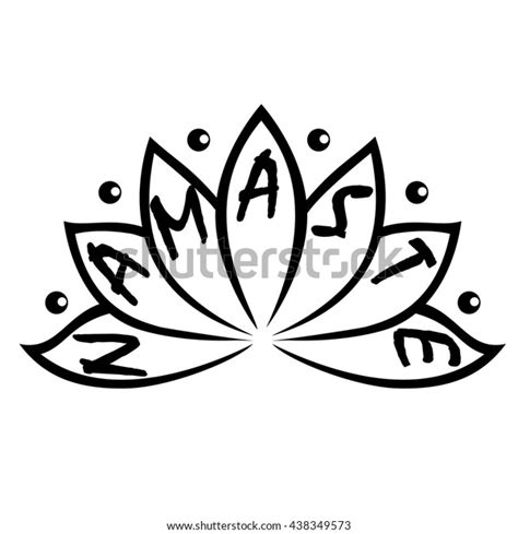 Indian Greeting Banner Namaste Stock Vector Royalty Free 438349573