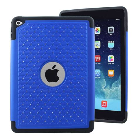 Ipad Air 2 Case Blue Mpero Series Impact Xb Crystal Jeweled Bling