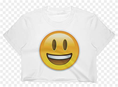 Emoji Crop Top T Shirt Smiley Hd Png Download 1000x1000699244