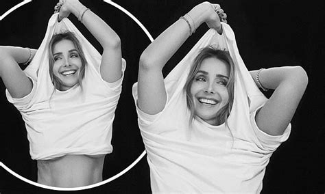 Louise Redknapp 45 Reveals A Glimpse Of Underboob And Exposes Her Taut Abs Daily Mail Online