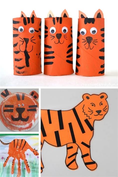 Tiger Crafts For Preschool