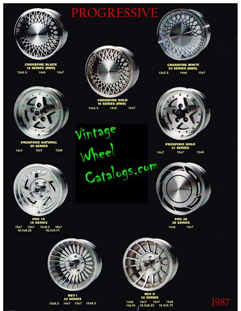 Progressive Vintage Wheel Catalogs