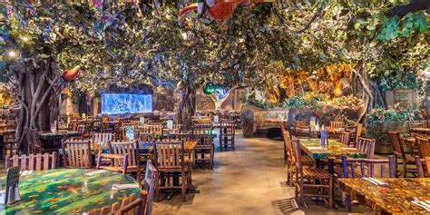 Galveston Tx Hours Location Rainforest Cafe Jungle Themed