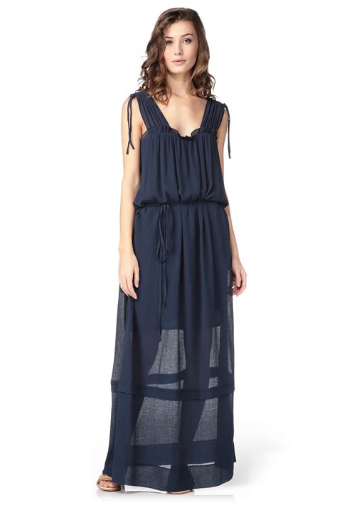 See By Chloé Maxi Dress In Blue Lyst