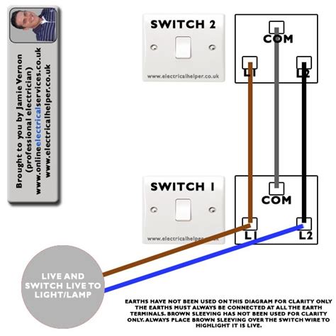 Two Way Switch Wiring