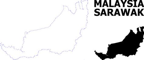 Sarawak Map Vector Images Over 360