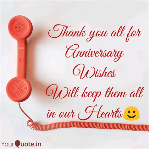 Thank You All For Anniver Quotes And Writings By Keshav Saini