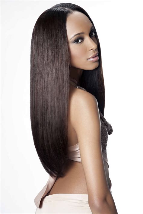 Black hair weave styles give women the flexibility to choose many different looks. Virgin Remy Sew In Weave Hair Extensions Natural Straight ...