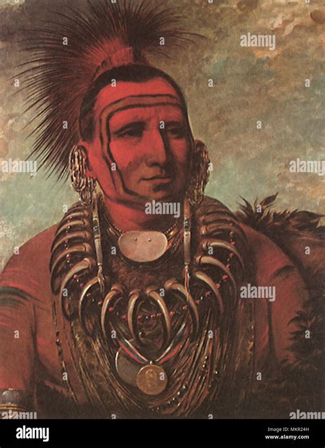 Cheyenne Indian Chief Little Wolf 1834 Stock Photo Alamy