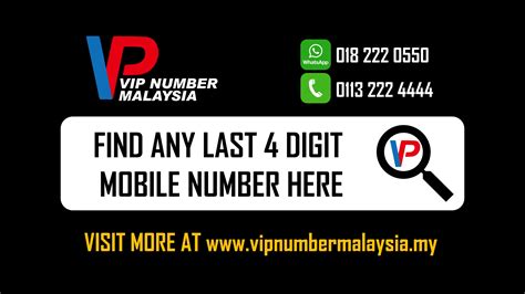 We are providing the best vip numbers in malaysia, including number plate, and phone number. VIP NUMBER MALAYSIA - LARGEST AND TRUSTED MOBILE NUMBER ...