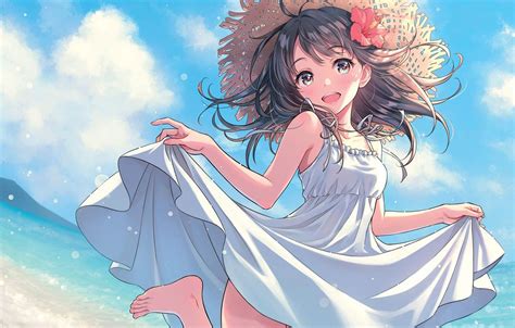 summer anime wallpaper girls draw o