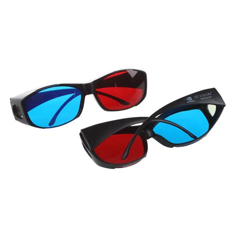 red blue cyan anaglyph simple style 3d glasses 3d movie game extra upgrade style 3pcs with