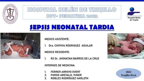 Sepsis Neonatal Tardía Jhonathan Alejandro Barros de la Cruz uDocz