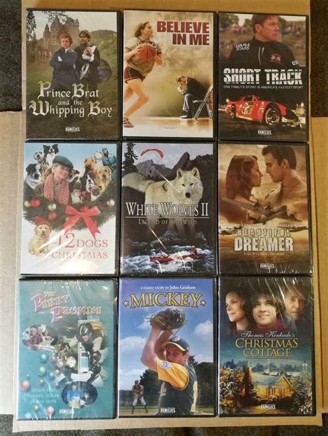 Lot Of 9 Feature Films For Families Dvds All New In Unopened Wrap