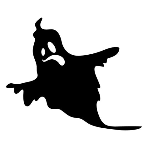 Black Ghost Silhouette 4 Transparent Png And Svg Vector File