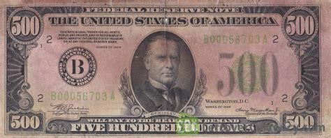 500 American Dollars Banknote Exchange Yours For Cash Today