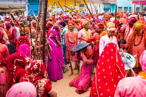 Lath Mar Holi In Barsana Travel To India Cheap Flights To India