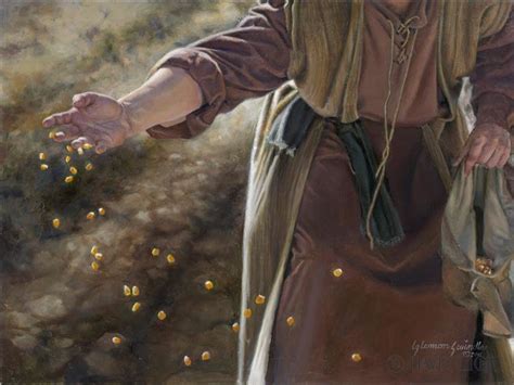 The Sower By Liz Lemon Swindle Planting Seeds In Field