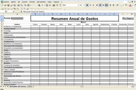 Ejemplo Hoja Excel Contabilidad Domestica Actualizado Diciembre