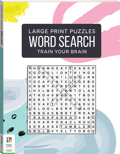 Large Print Puzzle Books Wordsearch 1 Word Search Puzzles Adults