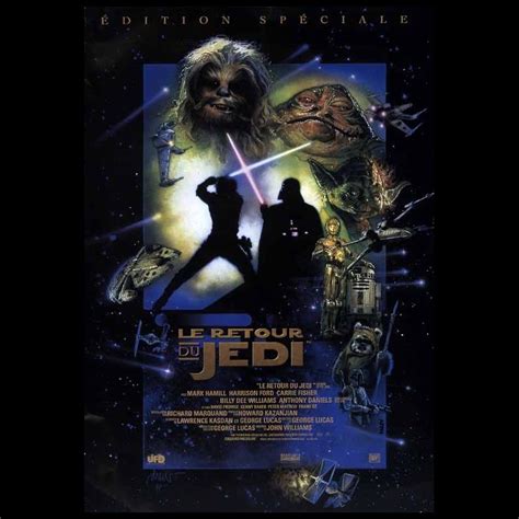 Affiche Du Film Star Wars Le Retour Du Jedi Épisode 6 Star Wars