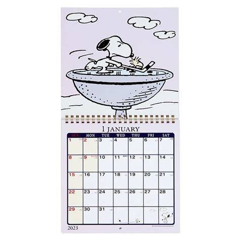Sanrio Wall Calendar M 2023 Snoopy