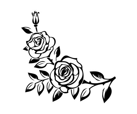 Rose Svg Flower Svg Fall Svg Cricut Clipart Cricut Svg Silhouette