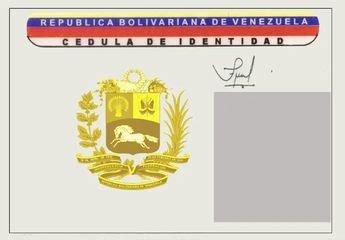 Cedula Venezolana V Pdf En Carnet De Identificacion Buscar
