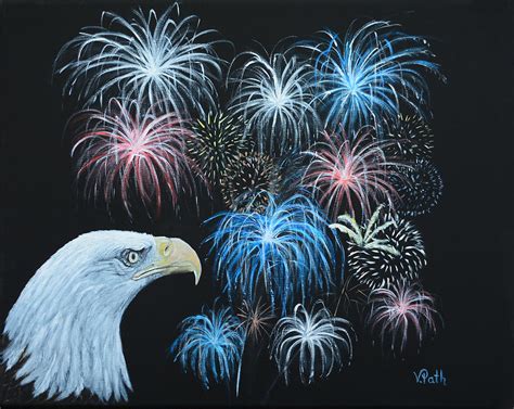 American Pride Painting By Vicky Path Fine Art America