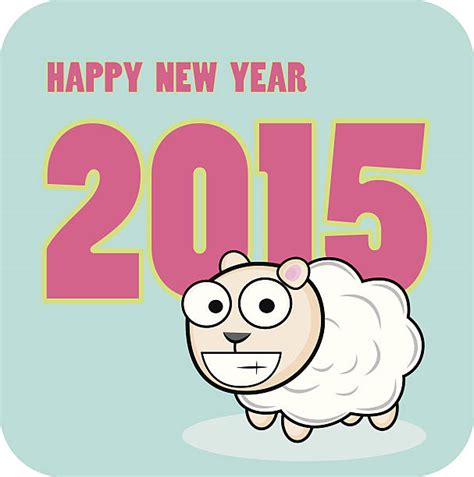 30 Sheep Chinese Zodiac Sign 2015 New Years Eve Stock Illustrations Royalty Free Vector