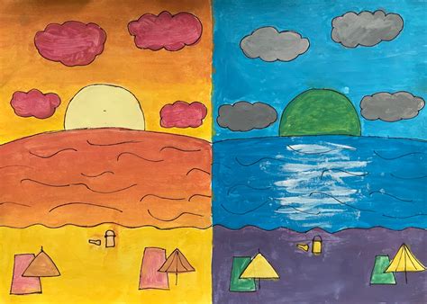 Desenho Cores Quentes E Frias