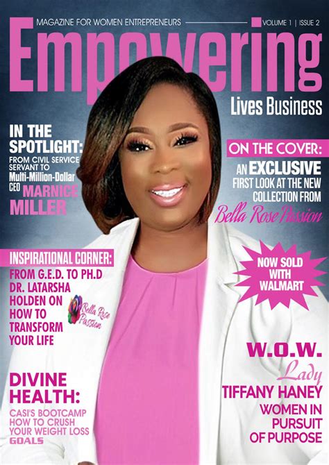 Empowering Lives Business Magazine For Women Entrepreneurs Volume 1