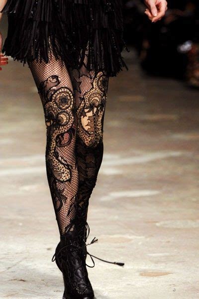 pretty lace tights collant calze di pizzo e vestiti