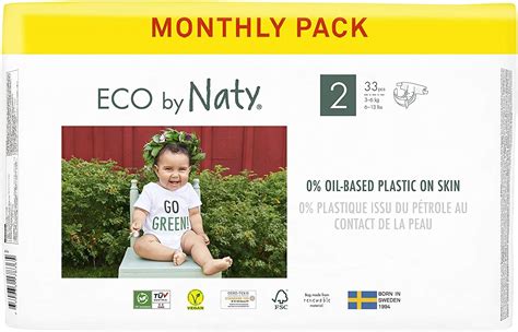 Naty By Nature Babycare 8178365b Eco By Naty Premium Organic Diapers