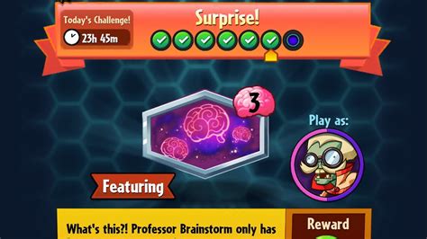 Pvz Heroes Daily Challenge Surprise Th August Youtube