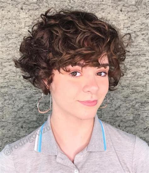 65 ideas hair curly short messy curls pixie cuts. 60 Most Delightful Short Wavy Hairstyles in 2020 | Short ...